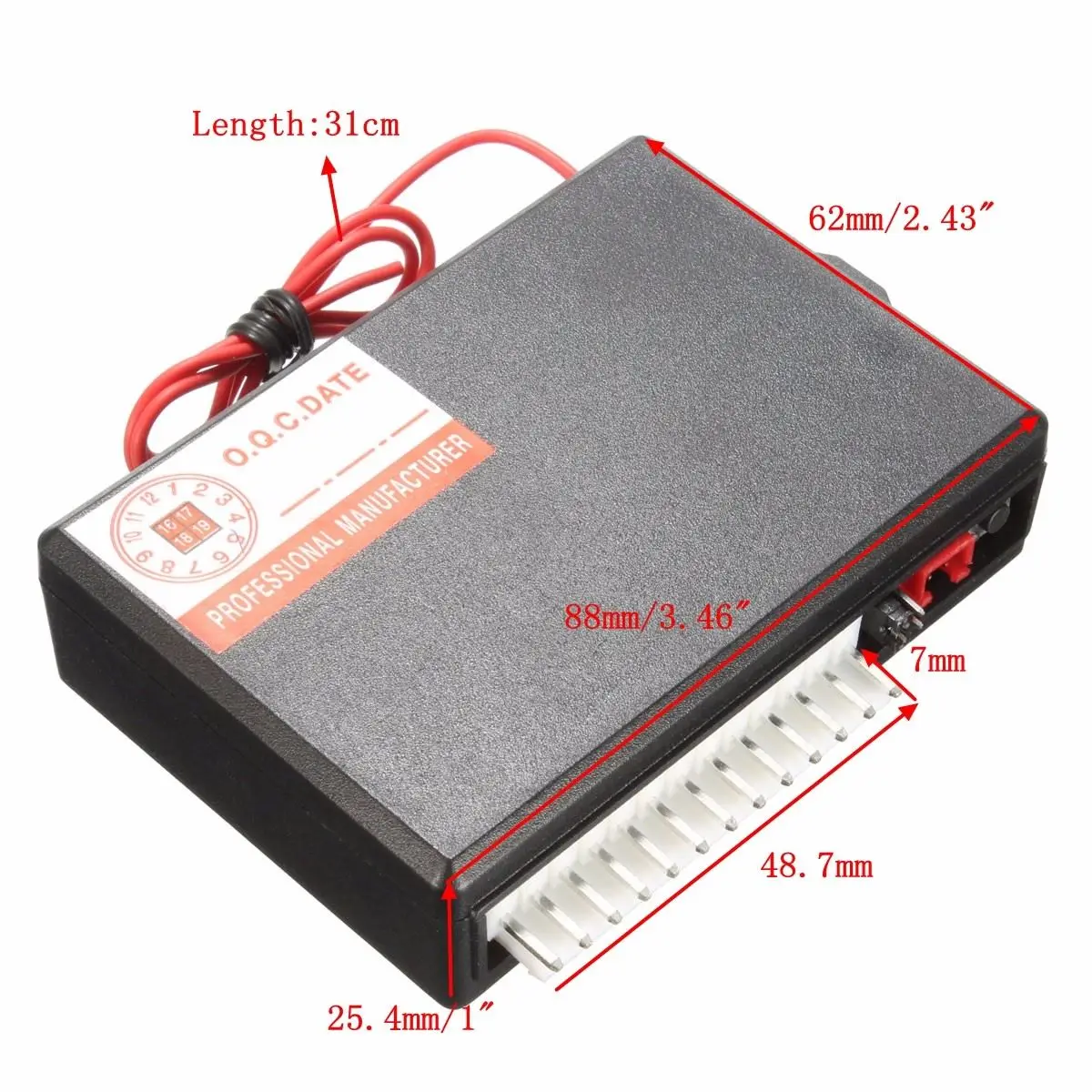 Прочная черная автомобильная система безопасности с блокировкой без ключа на 12 В