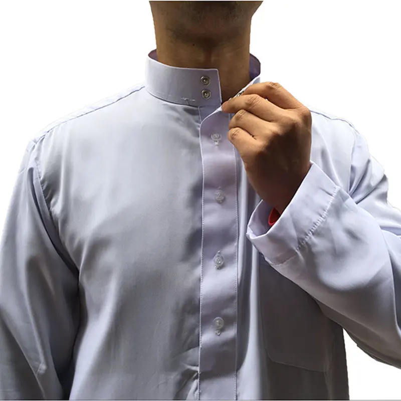 (12 шт./лот) 2019 мусульманские мужские белые рубашки thobes islamic clothing men abayas