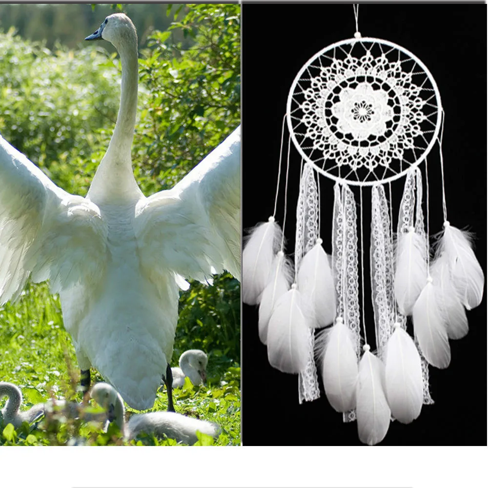 

creative white feather big dream catcher indian lace net decor ganpati home hall decoration ideas home dreamcatcher pendent