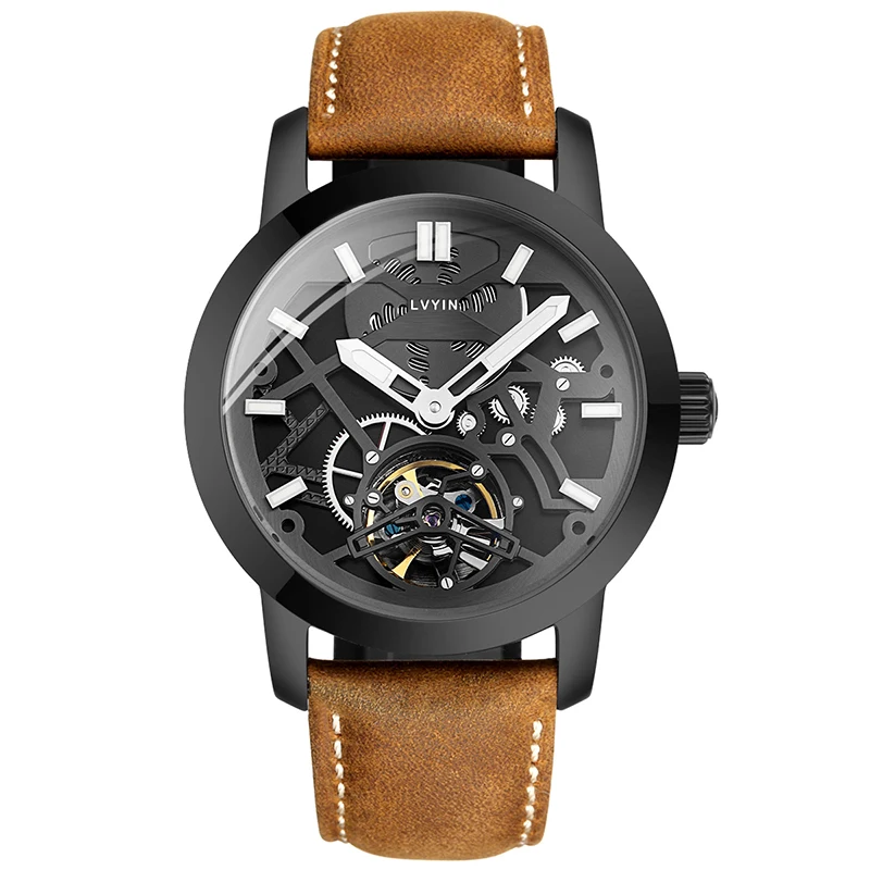 Lvyin 2018 Fashion Mechanical Watch Men Automatic Wrist Waterproof Men's Stainless Luxury Watches | Наручные часы
