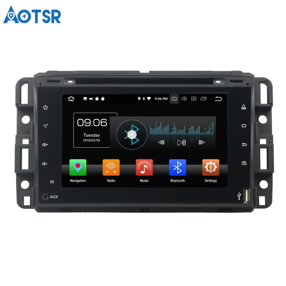 Автомобильный DVD плеер Aotsr Android 8 0 7 1 С GPS навигацией для GMC Yukon/Tahoe 2007 2012