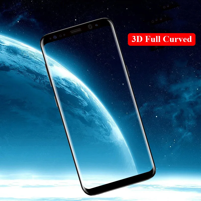 MAKAVO For Samsung Galaxy Note 9 Tempered Glass 3D Full Curved Explosion-proof Screen Protector Film for S9 Plus | Мобильные