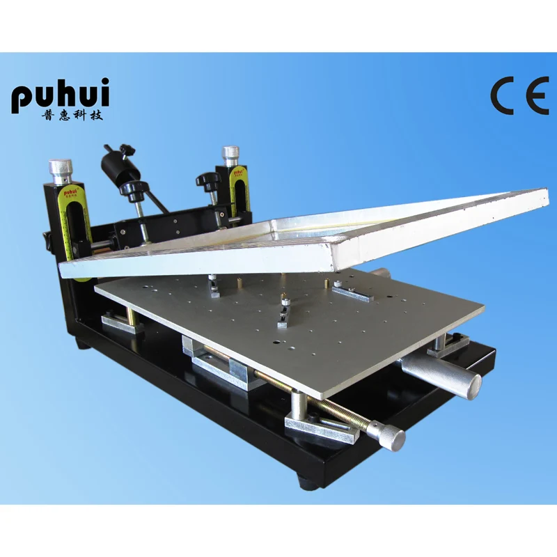PUHUI PH-HPP01, Новое поступление, высокая точность, паяльная паста, печатная плата, сварка 300x400 мм, ручной трафарет, принтер