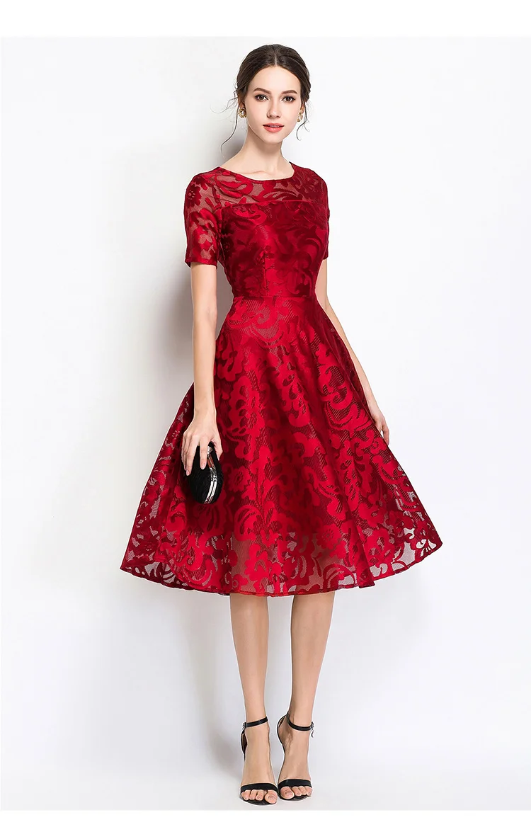 Элегантное женское летнее черное кружевное платье Robe Femme Ete Vestido размера плюс платья для женщин 5xl синее пляжное вечернее платье K8999