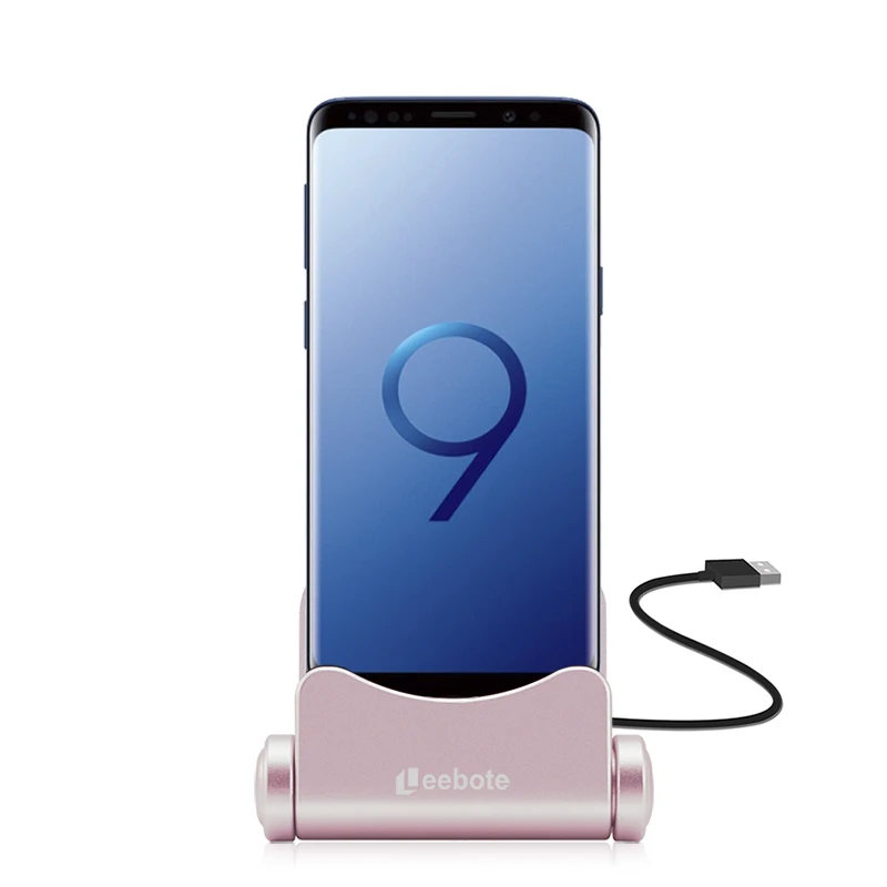 Зарядное устройство Leebote USB Type C вращающаяся док станция для Samsung Galaxy Huawei XiaoMi