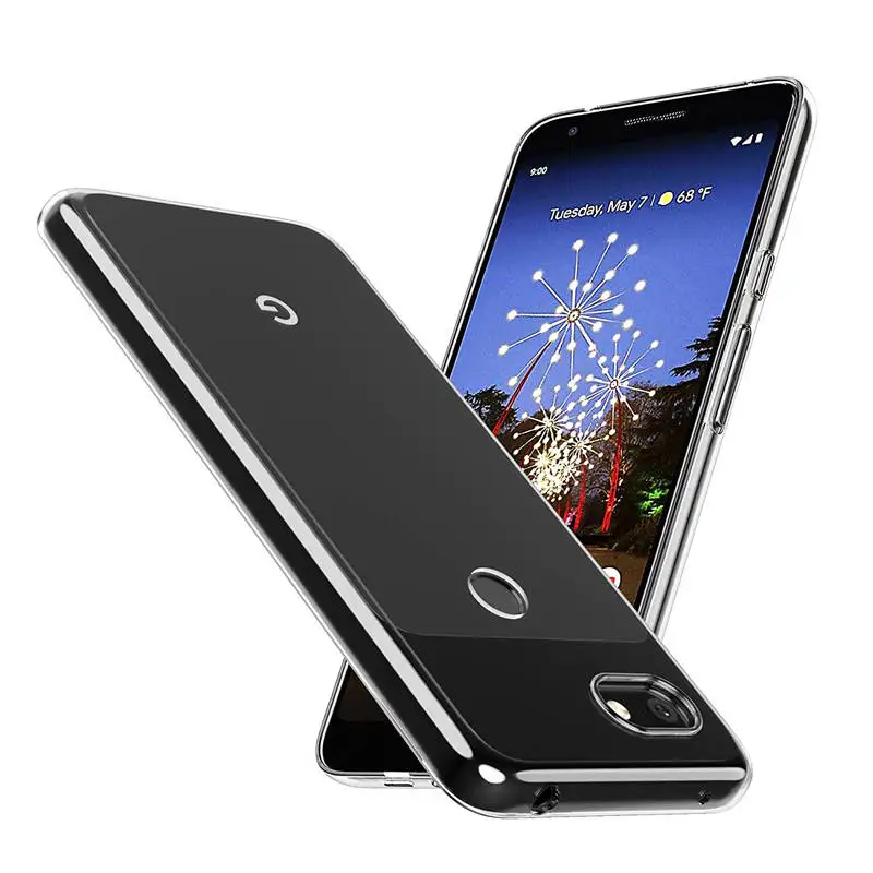 Чехол для Google Pixel 3a XL силиконовый прозрачный Футляр TPU чехол телефона 3aXL Pixel3a G020C