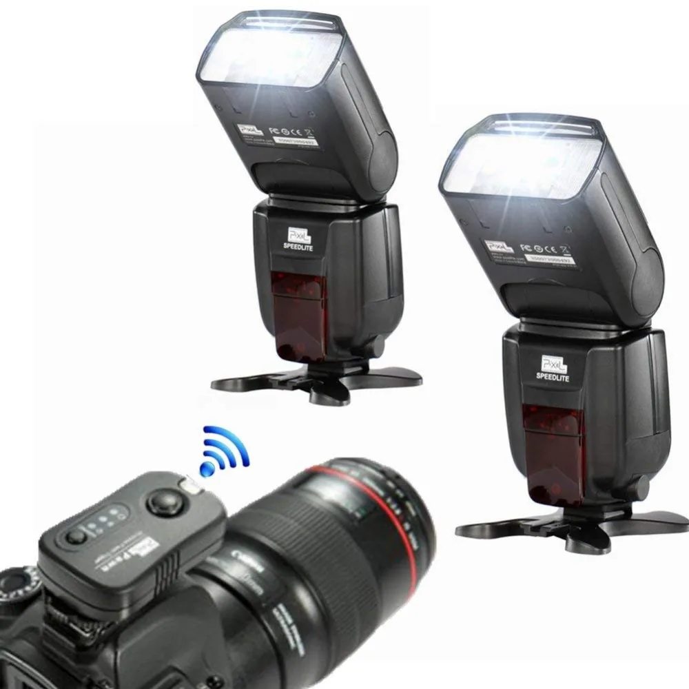 Pixel X800N Стандартный беспроводной i TTL HSS Вспышка Speedlite + TF 362 триггер для Nikon D7100 D3100 D5300