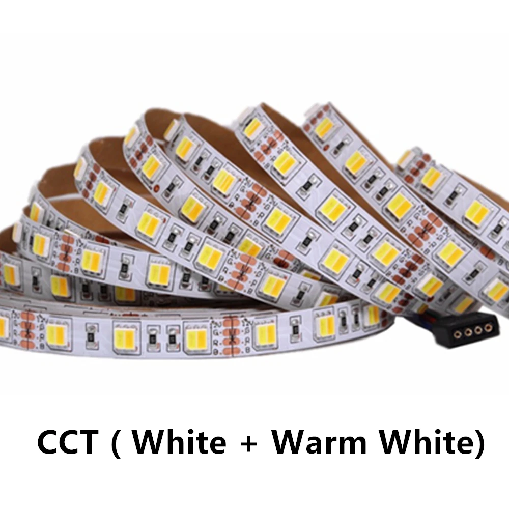 Светодиодная лента RGB 5050 DC12V RGB+ CCT водонепроницаемая светодиодная лента 5 м 300 светодиодный RGBW RGBWW Гибкая неоновая лента Tira светодиодный светильник декоративная лента