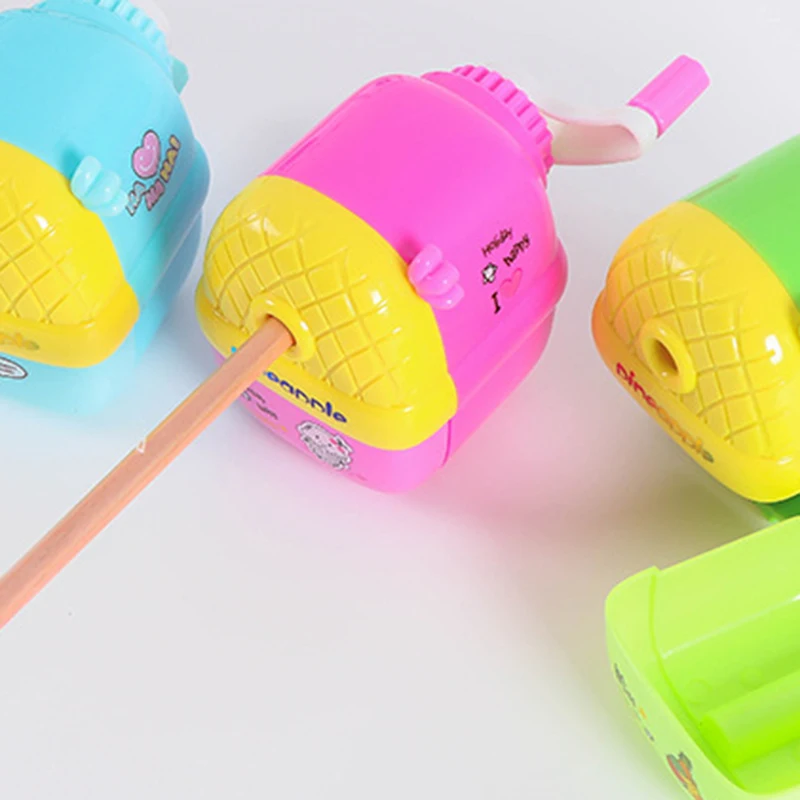 1 шт. Автоматическая точилка для карандашей Kawaii пластик Пингвин робот карандаш резак креативные канцелярские принадлежности подарок школьные принадлежности для детей