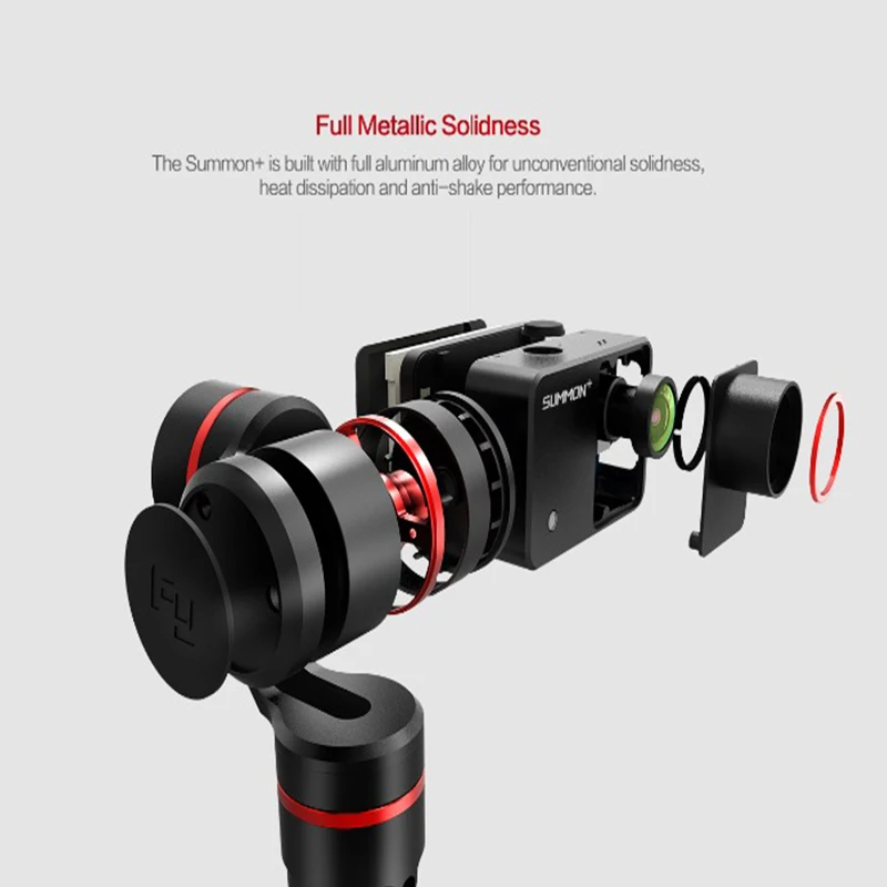 FeiyuTech Summon Plus с экшн камерой 3 осевой ручной карданный Бесщеточный Стабилизатор