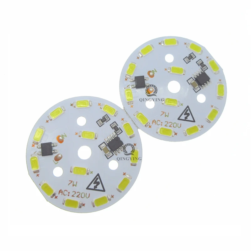 10 шт. светодиодная алюминиевая пластина SMD 220 5730 В переменного тока 7 Вт|led|led aluminum