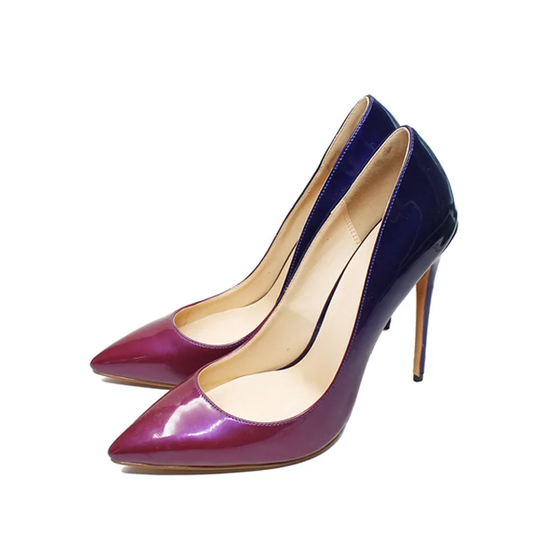 Женские туфли на высоком каблуке черные красные с острым носком|shoes stilettos|womens pumps