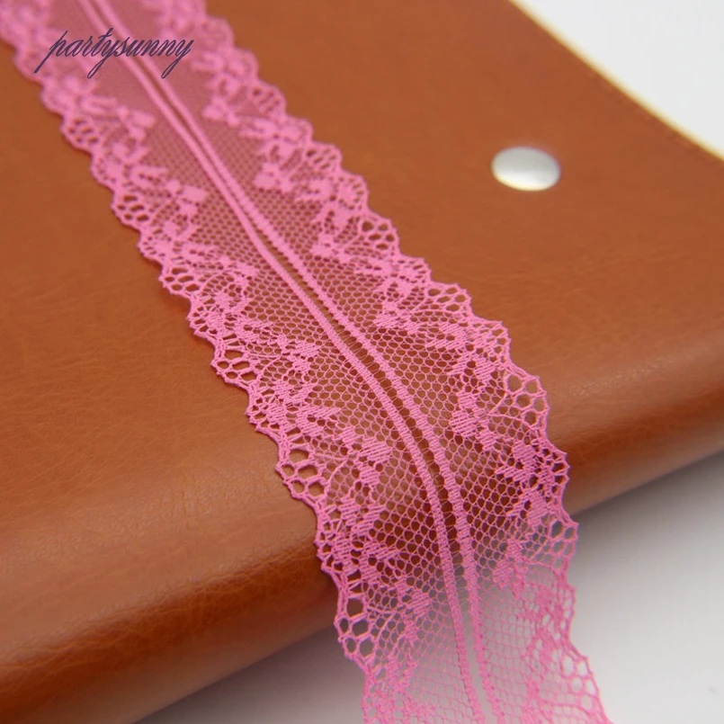 PF 1 Ярдов 4 см Широкий Тюль Кружевной Отделкой Вышивка Чистая Fringe швейные для