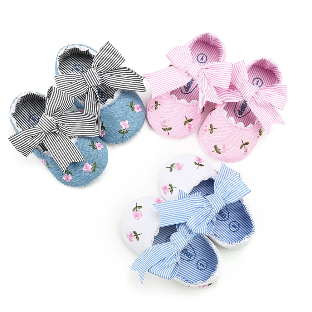 

Baby Girls Embroidery Flower Fashion Toddler First Walkers Kid Shoes newborn baby booties baby shoes girl cute