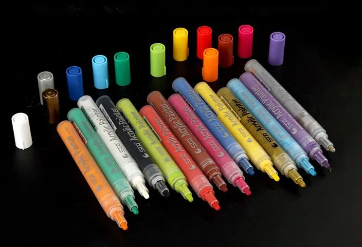 Офисная и школьная акриловая ручка маркер для рисования на водной основе|art marker
