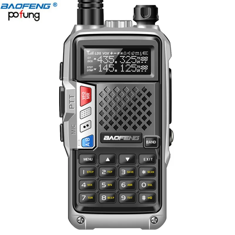 2021 BAOFENG BF UVB3 плюс 8 Вт Мощный УВЧ/УКВ Dual Band 10 км дальность Thickenbattery иди и болтай Walkie