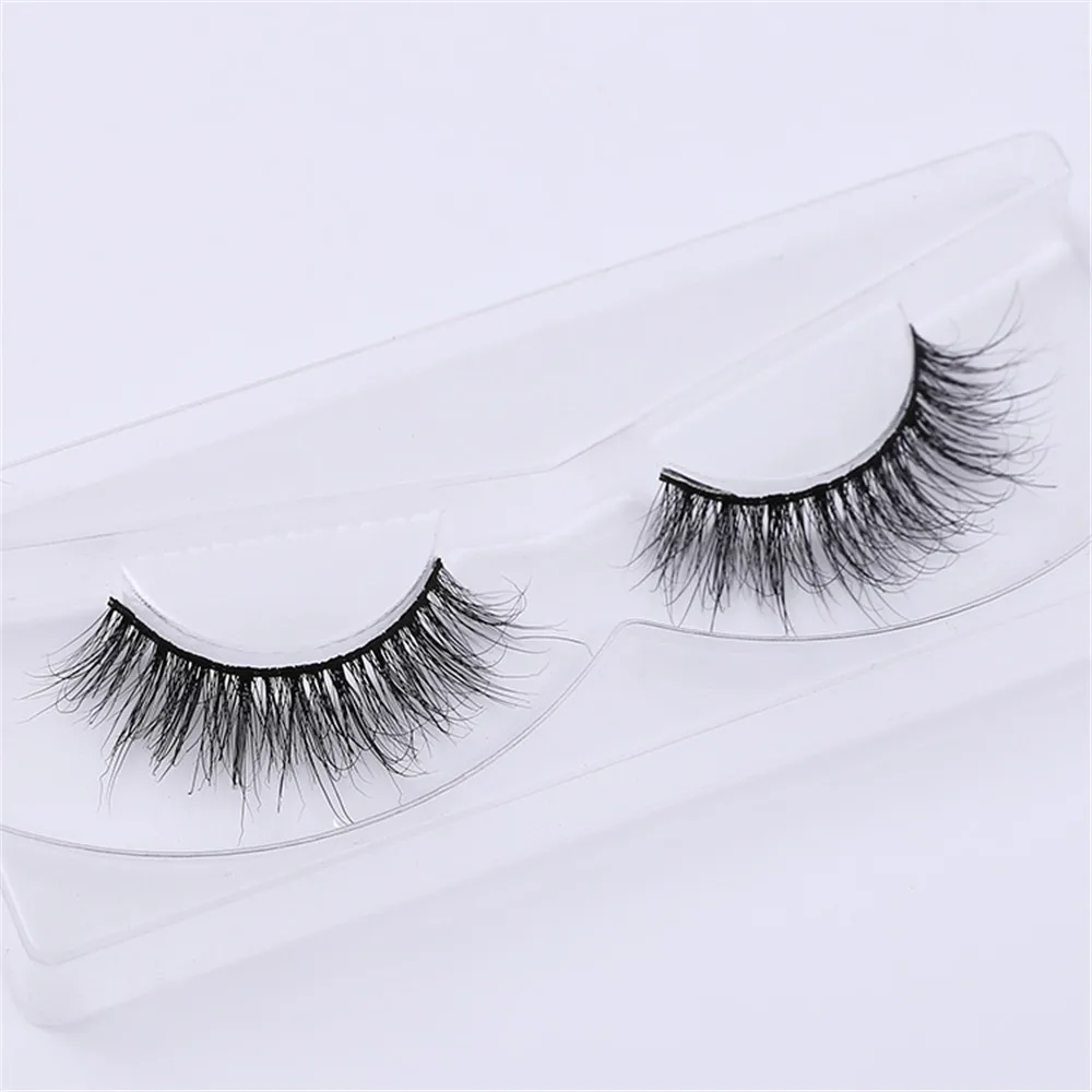 WOWANGEL Lash Mink Eyelashes 3D Mink Hair Lashes Wholesale Real Mink Fur Handmade Crossing Lashes Thick Lash D02