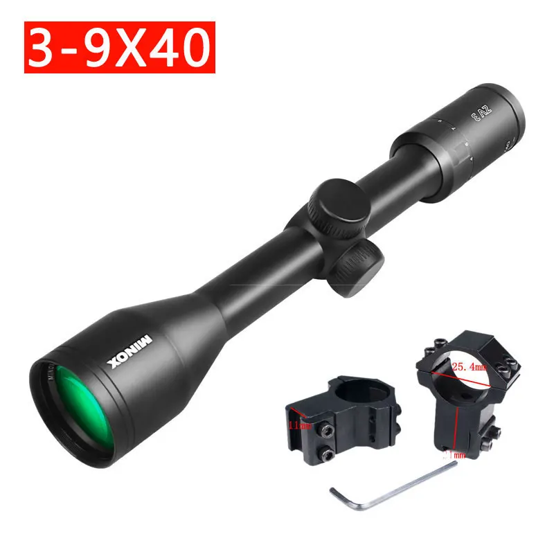 3-9X40(high 11mm) HD ZV 3-9X40 тактическая стрельба оптика прицелы BDC Сетка охотничий оптический прицел для продажи дешево - Цвет: 3-9X40(high 11mm)