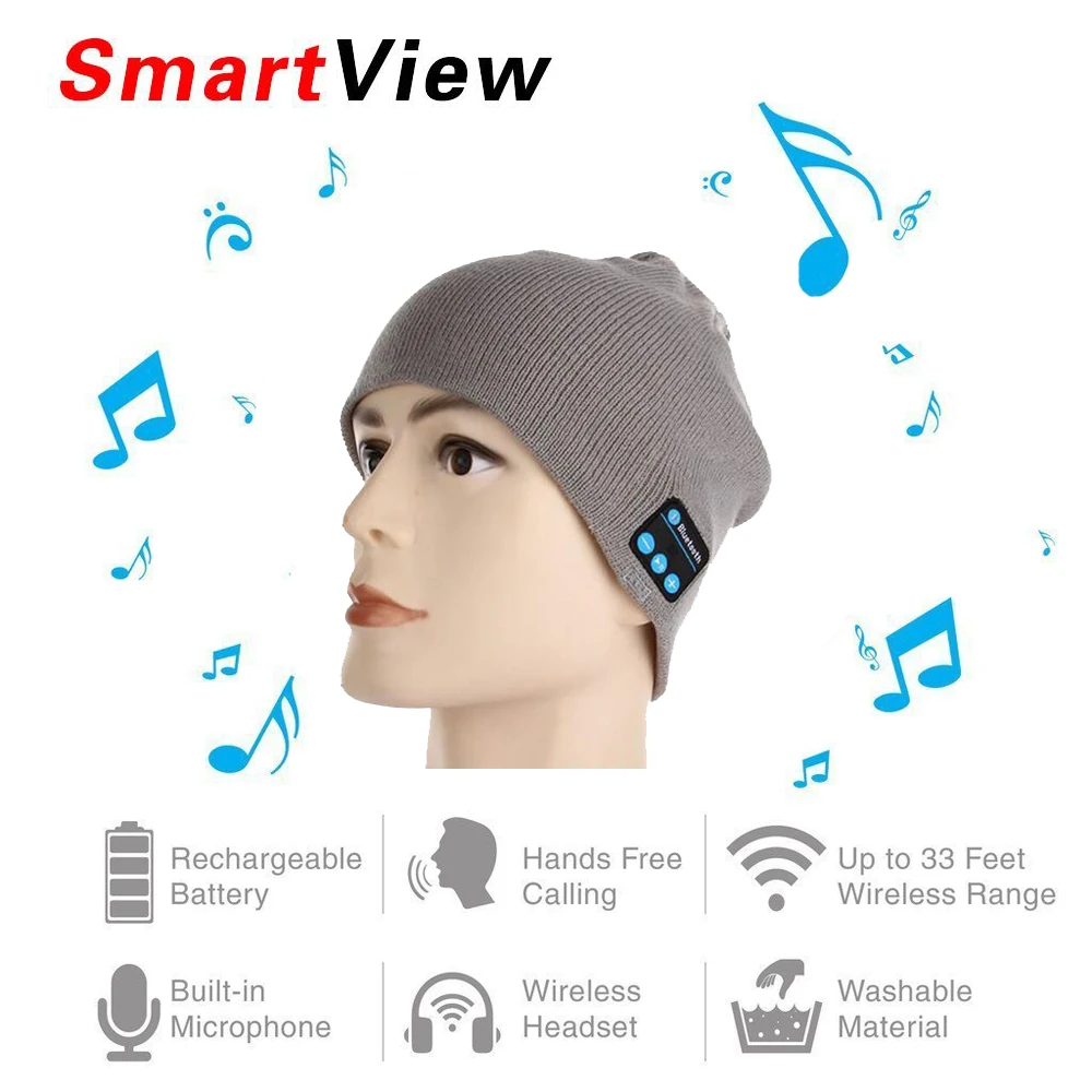 VONTAR MK-1 мягкие плагин теплая шапка Беспроводной гарнитура Bluetooth наушников Смарт