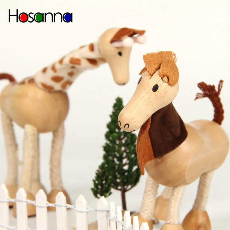 Hosanna/Детские деревянные игрушки-животные, деревянные игрушки для детей, куклы, 1 шт. модель