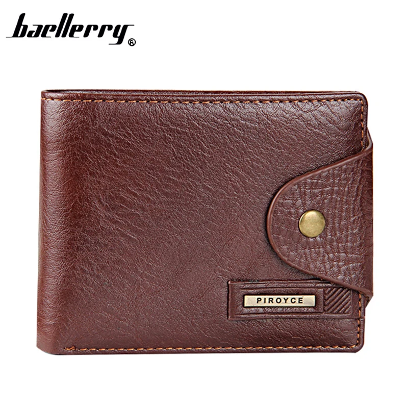 

New 2020 Quality Guaranteed PU Leather Brand Men Wallets Design Short Small Male Purses Vintage Hasp Card Holder Carteras Casual