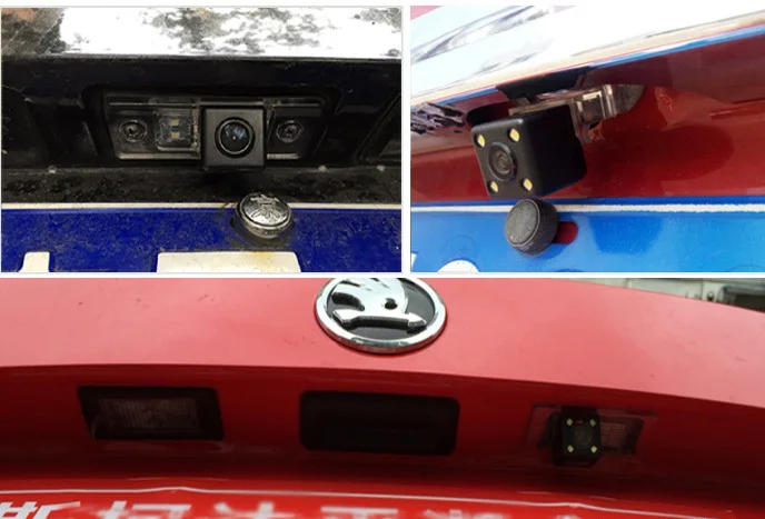 Для Honda 09 11 Civic Автомобильная камера заднего вида 4 светодиодных