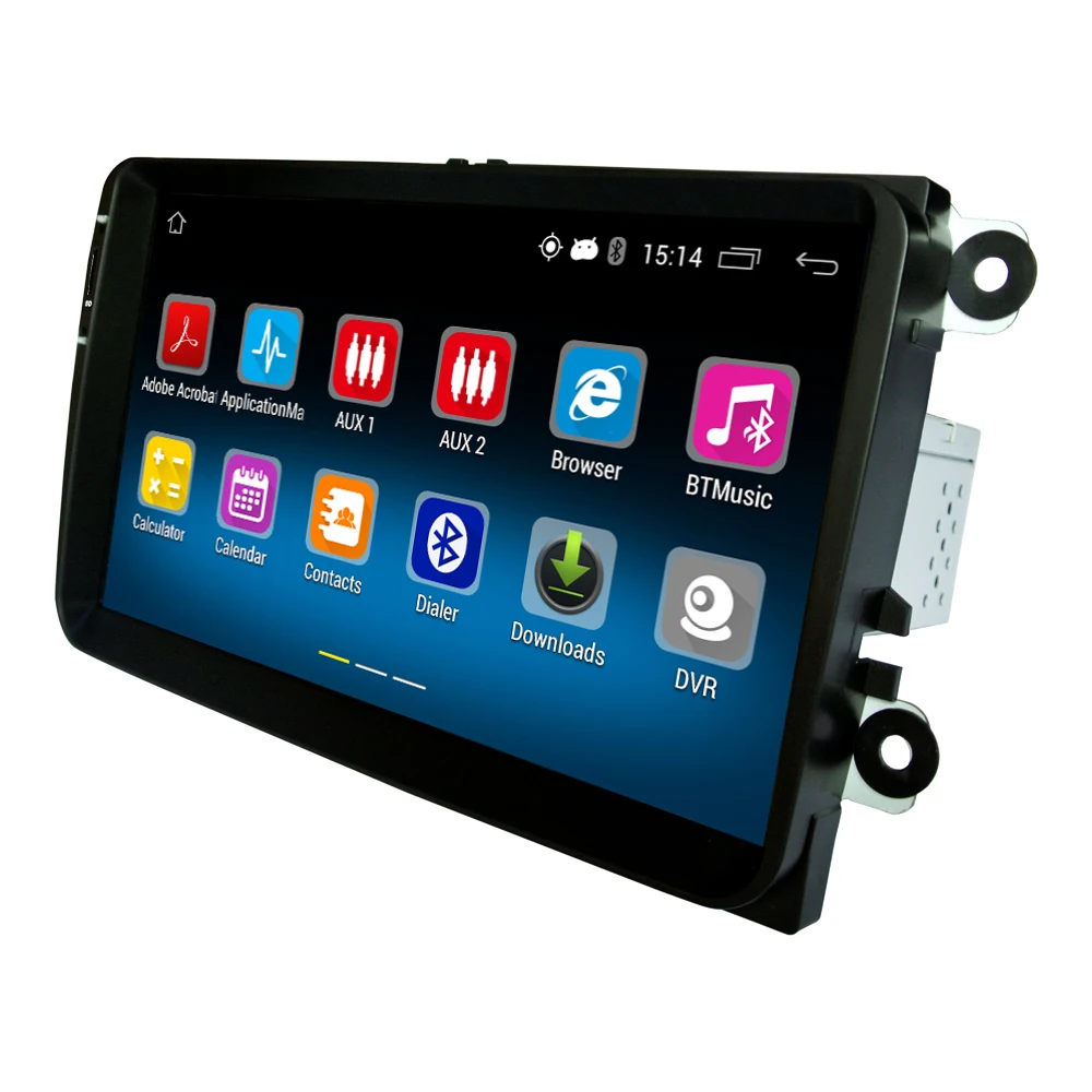 1 din 9 &quotAndroid четырехъядерный автомобильный DVD для VW Passat Golf MK5 MK6 Jetta Polo Touran Sharan Радио
