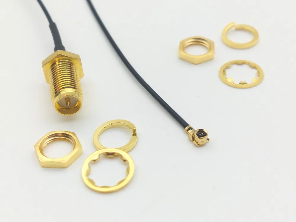 100 шт IPX к RP-SMA разъем SMA к IPX 1,13 Кабель Pigtail
