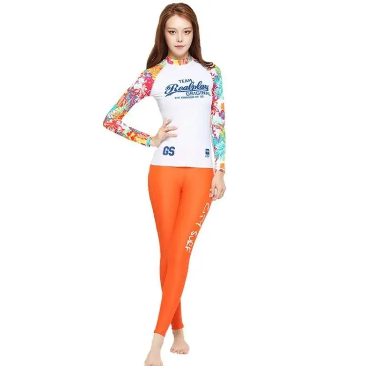 GSOU зимний Женский гидрокостюм для серфинга купальный костюм рашгарды