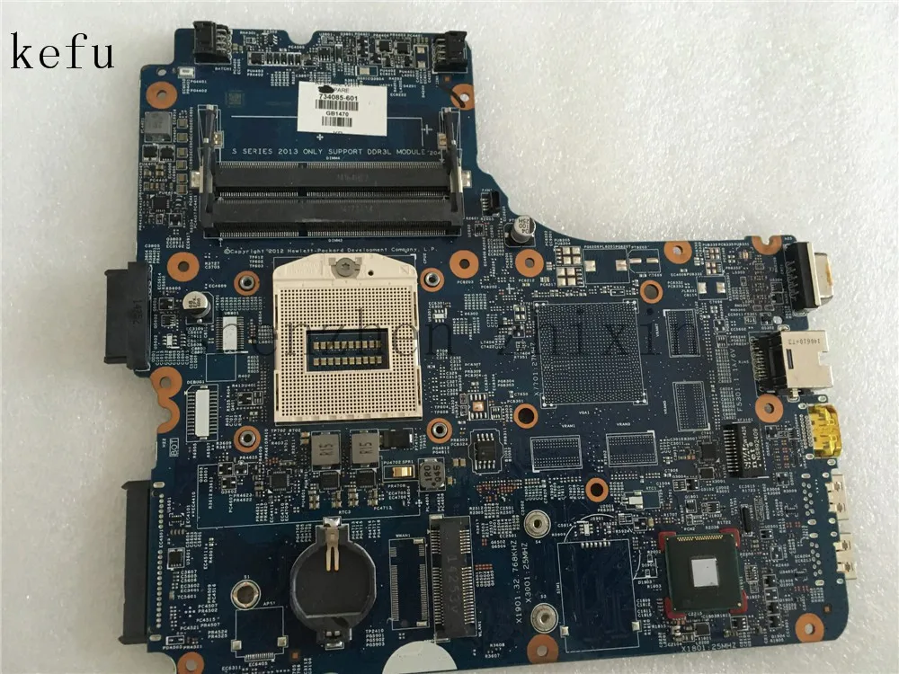 Материнская плата для ноутбука HP 450 G1 440 734085-001 734085-601 PGA940 HM87 DDR3 полное тестирование
