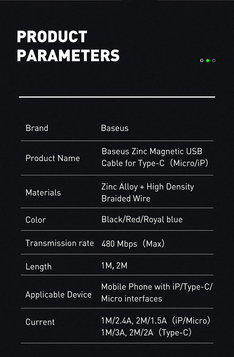 Магнитный Micro USB кабель Baseus для iPhone samsung type-C кабель для зарядки Магнитный адаптер для зарядного устройства usb type C кабели для мобильных телефонов