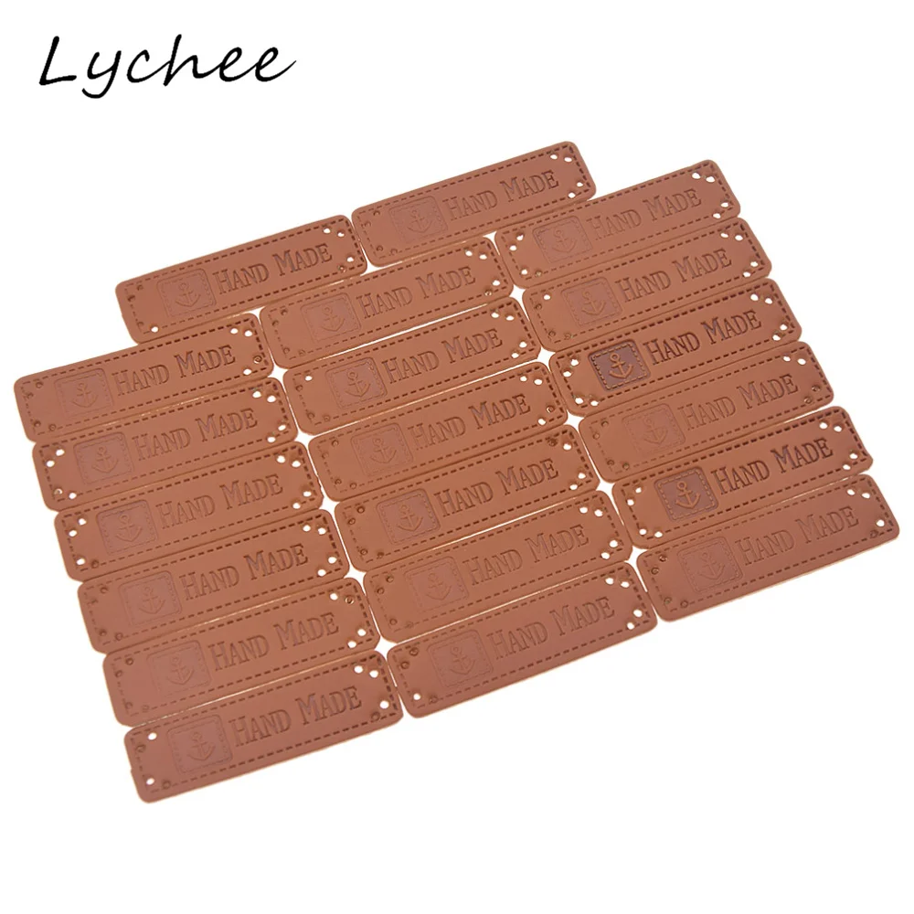 Lychee 20 шт. винтажный якорь с рисунком ручная работа ярлыки этикетки для одежды