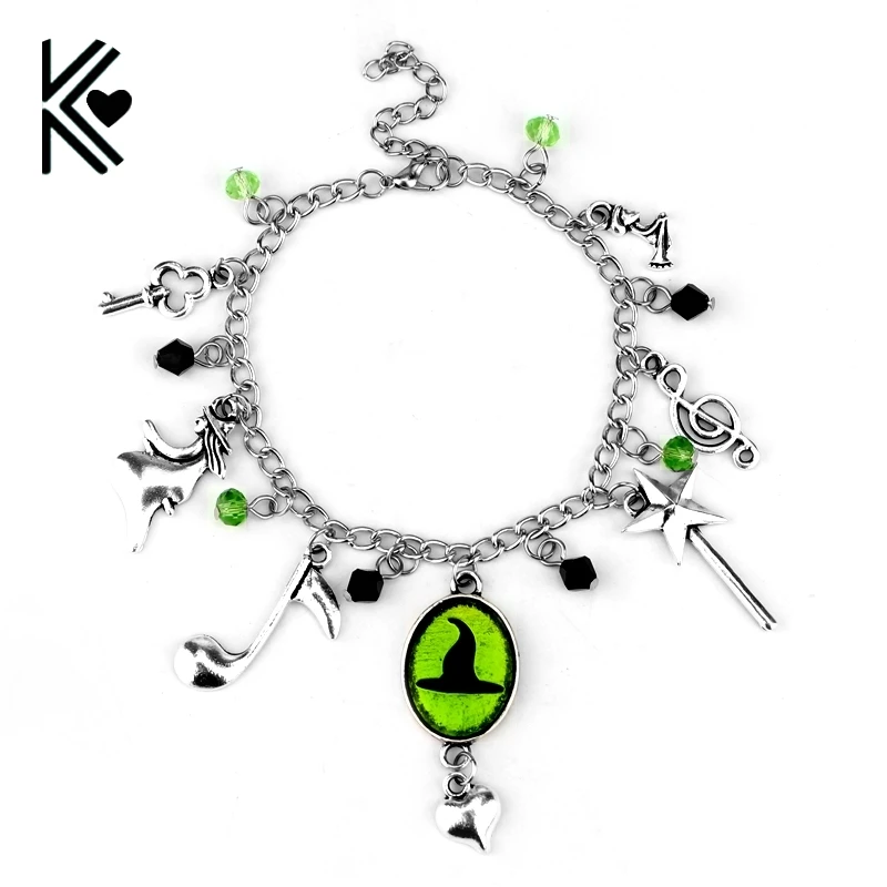 Хит h Wicked Charm Bracelet Defy Gravity Elphaba Glinda браслеты с бусинами из кристаллов Браслеты the