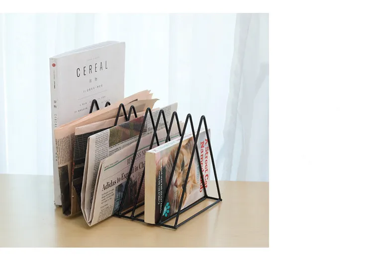 1 шт. железная книжная полка подставка для магазина стеллаж хранения газет