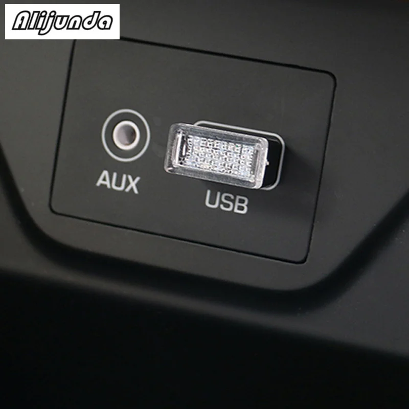 Автомобильный USB светодиодный атмосферный свет декоративные аварийсветильник