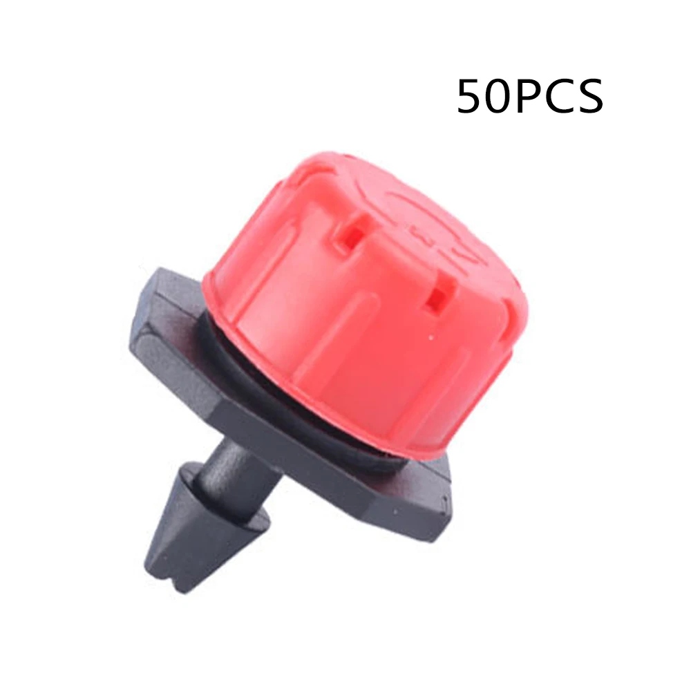 50 шт./компл. капельница Dripper Регулируемый 8 отверстий рассеяния форсунки садовый точечный Полив наборы для полива фитинги дождевальные