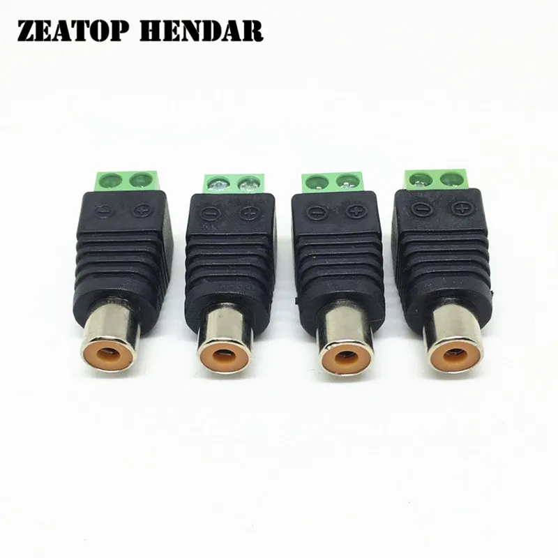 8 шт. RCA разъем AV балун Phono Женский адаптер соединителя гнезда типа CAT5 для камеры