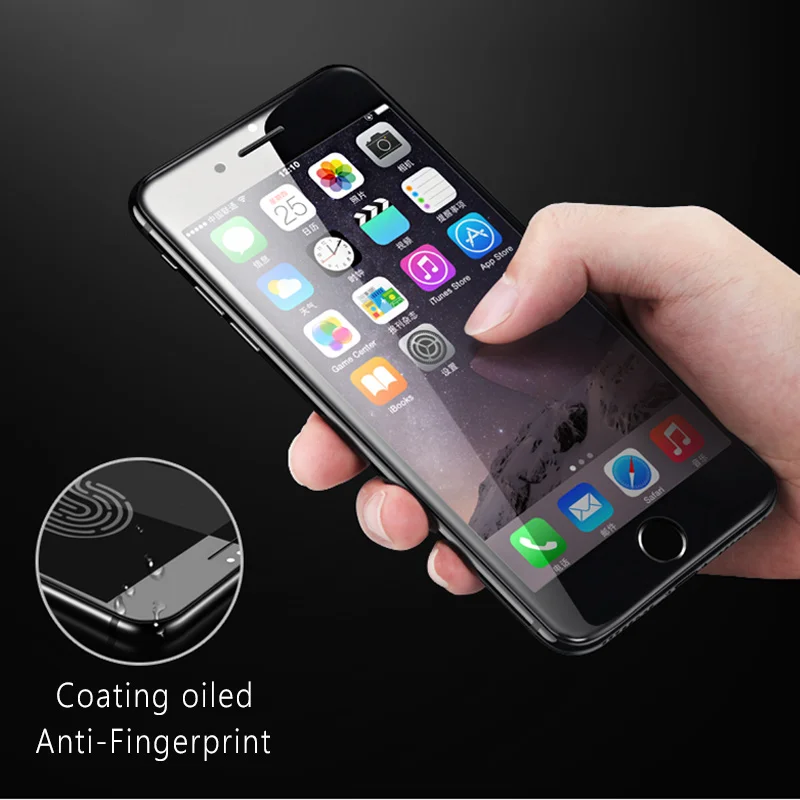 Gourde 10D защитное закаленное стекло для Apple iphone 7 8 5 5S se 6 plus Защитное экрана S Plus |