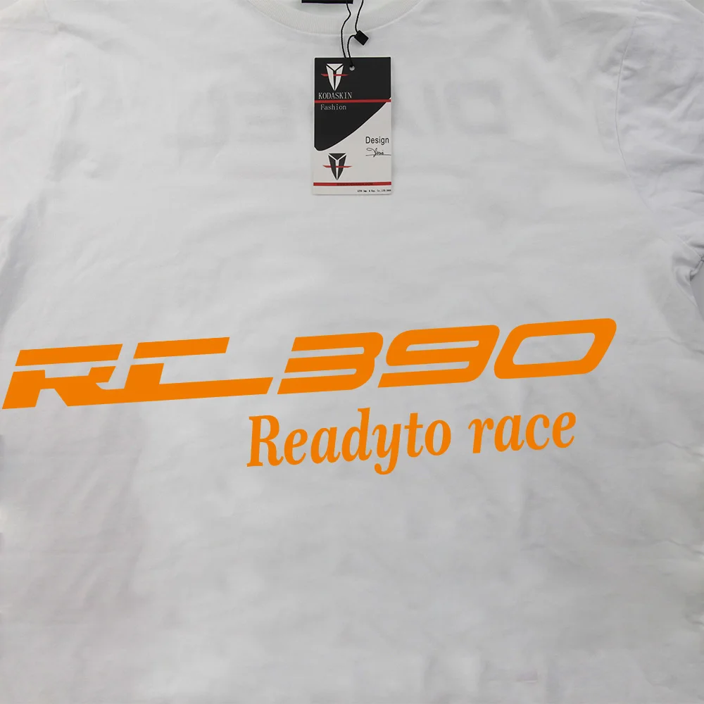 

KODASKIN MOTO style 100% Cotton Printed O-Neck Tshirt Confortable Fashionable High Street For RC390 Men's Tops Tees