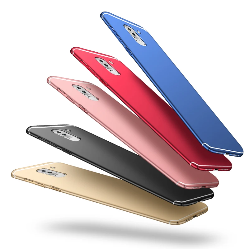MAKAVO For Huawei Honor 6X Case Matte PC Hard Skin Unique Fundas Housing Slim Back Cover GR5 2017 Phone Cases |