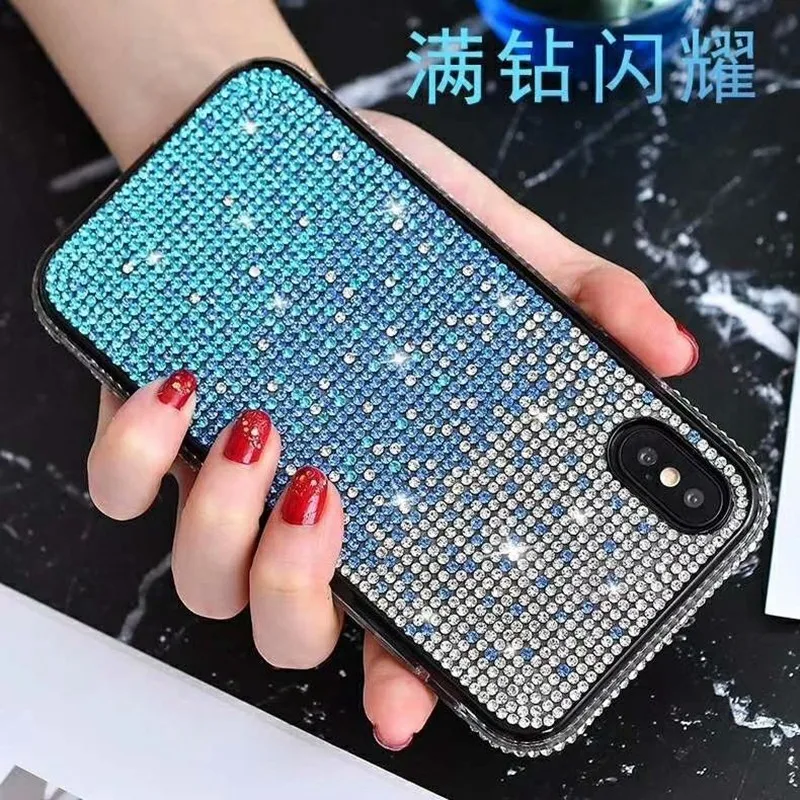 Роскошный чехол для телефона с бриллиантами Iphone X 8 7 6 6S Plus чехлы XR XS MAX 8plus