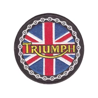 kinds of triumph british vintage motorcycle biker shirt jacket cap classic iron on patch
