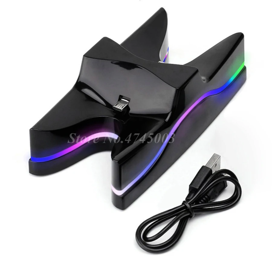 Контроллер PS4 зарядное устройство PS 4 тонкий Pro геймпад LED двойная быстрая зарядка
