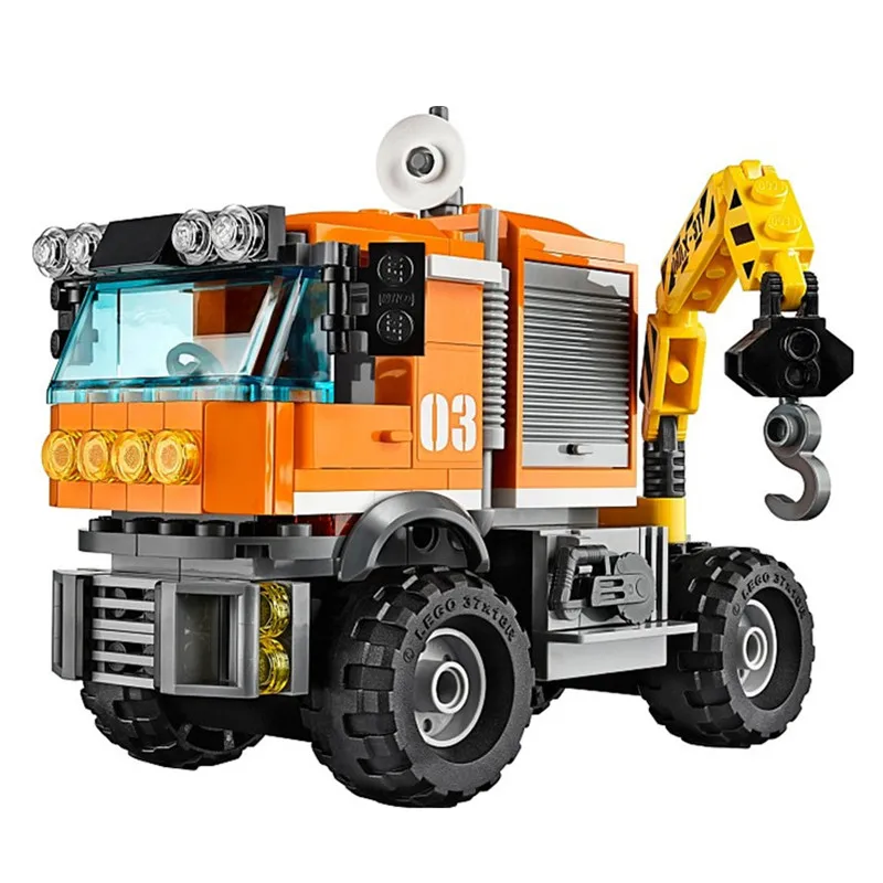 Новые игрушки 394 шт. полярное приключение автокран Северный сторожевой пост
