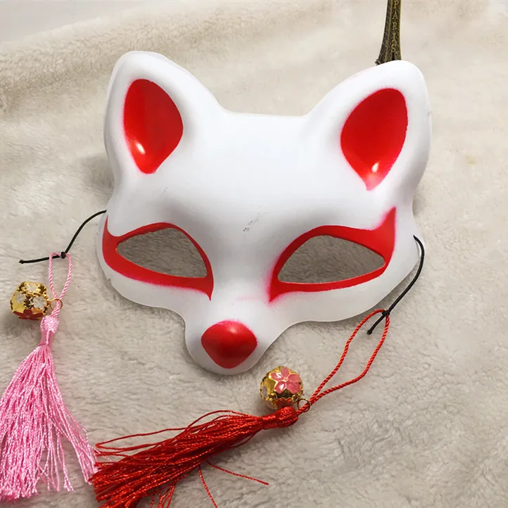 Маленькая маска лисы симпатичное пластиковое лицо демона из ПВХ|fox mask|plastic facedemon fox