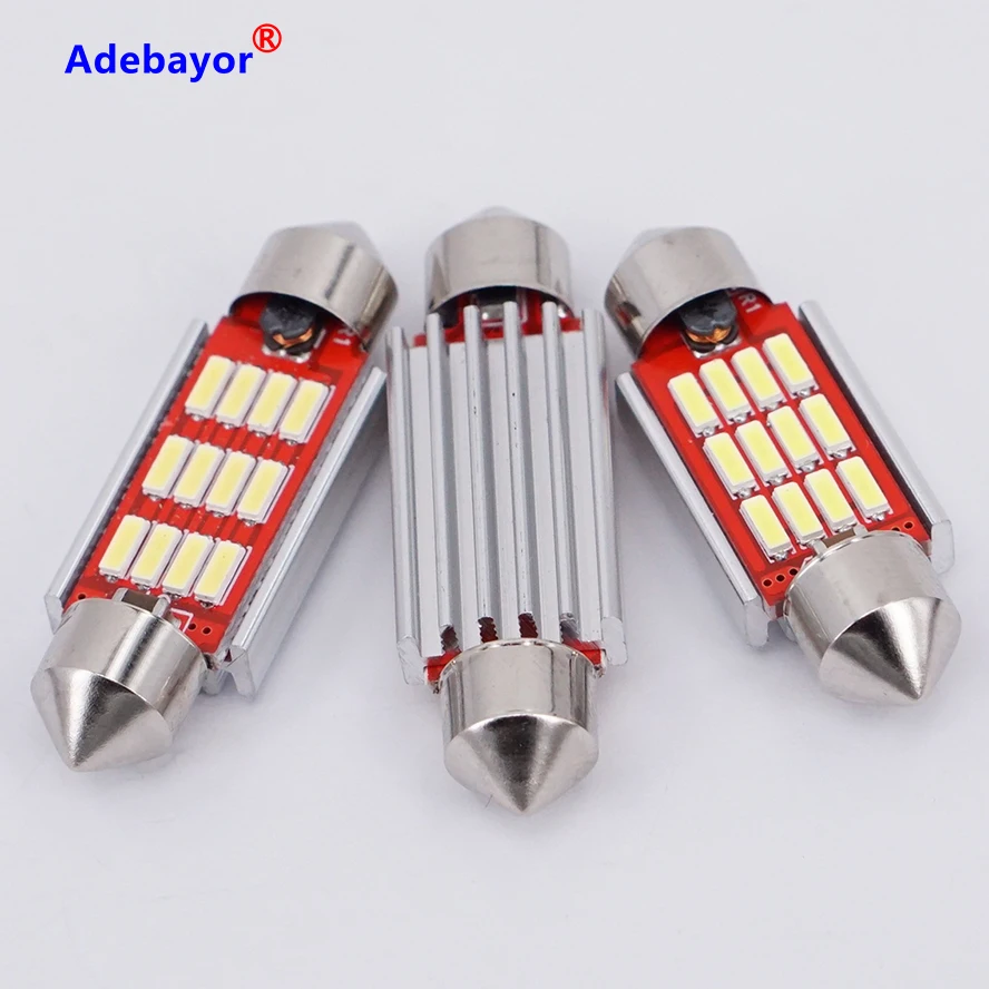10X купольная гирлянда 36 мм светильник почки C5W супер яркие 4014 12smd автомобильные