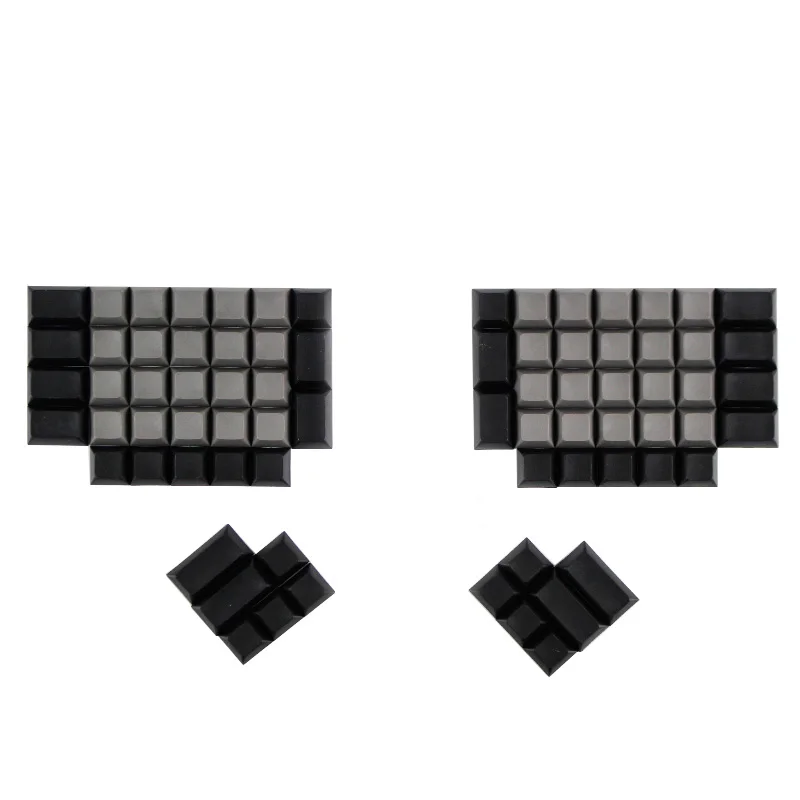 Ergodox pbt keycaps белый dsa пустые для ergodox Механическая игровая клавиатура profile|blank keycaps|pbt
