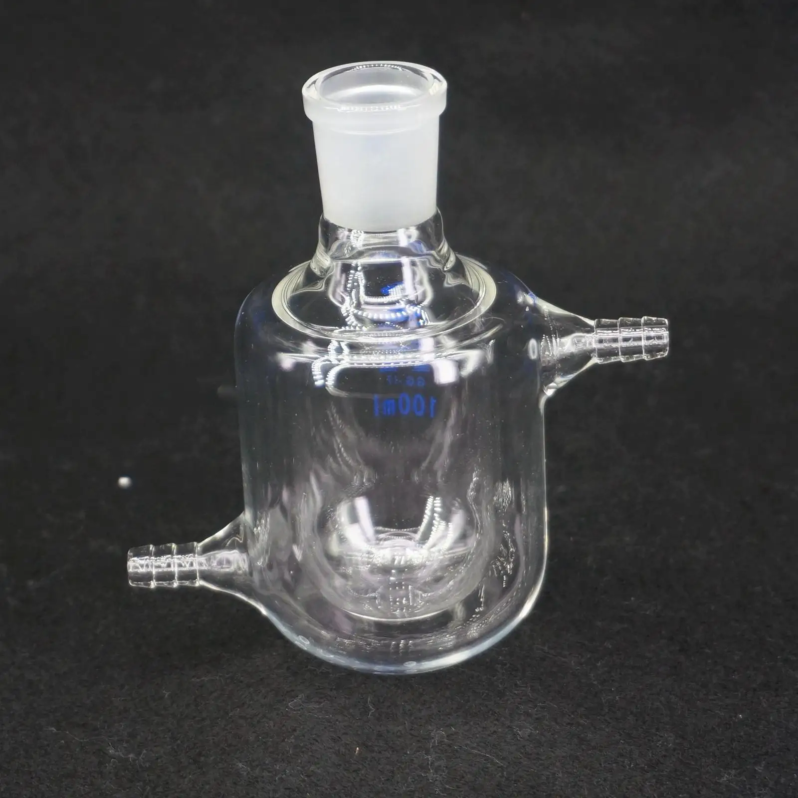 

100ml Laboratory Jacketed Glass Double Layer Flask Reactor bottle lab kit tool