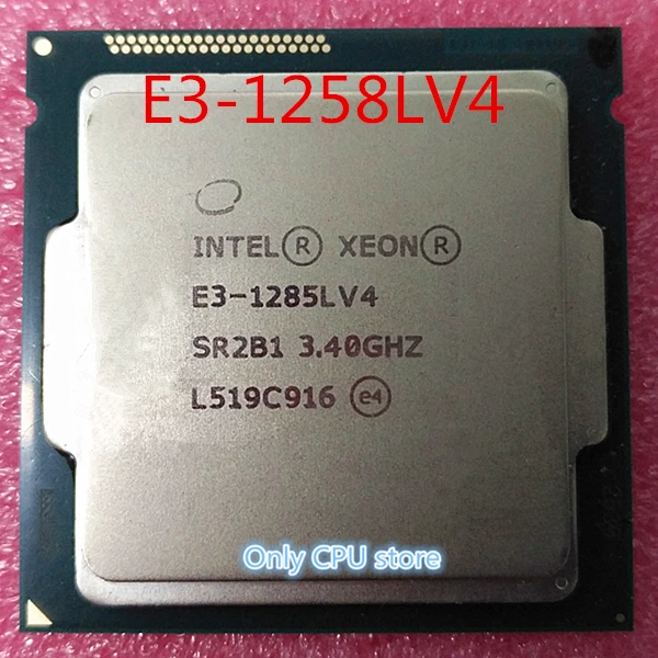Original Intel Xeon E3-1285LV4 CPU 3.40GHz 6M LGA1150 Quad-core E3-1285L V4 processor Free shipping