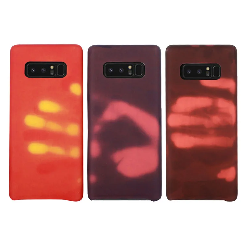Cool Special Thermal Sensor Phone Case For Samsung Galaxy Note 10 Plus Note8 S10 S9 S8Plus Casual Change Color Cover | Мобильные